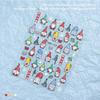 New 1PC Macaron Flower/Rabbit/Fruit Nail Charms Sticker /Letter Summer Adhesive Manicure Decor ZJT10