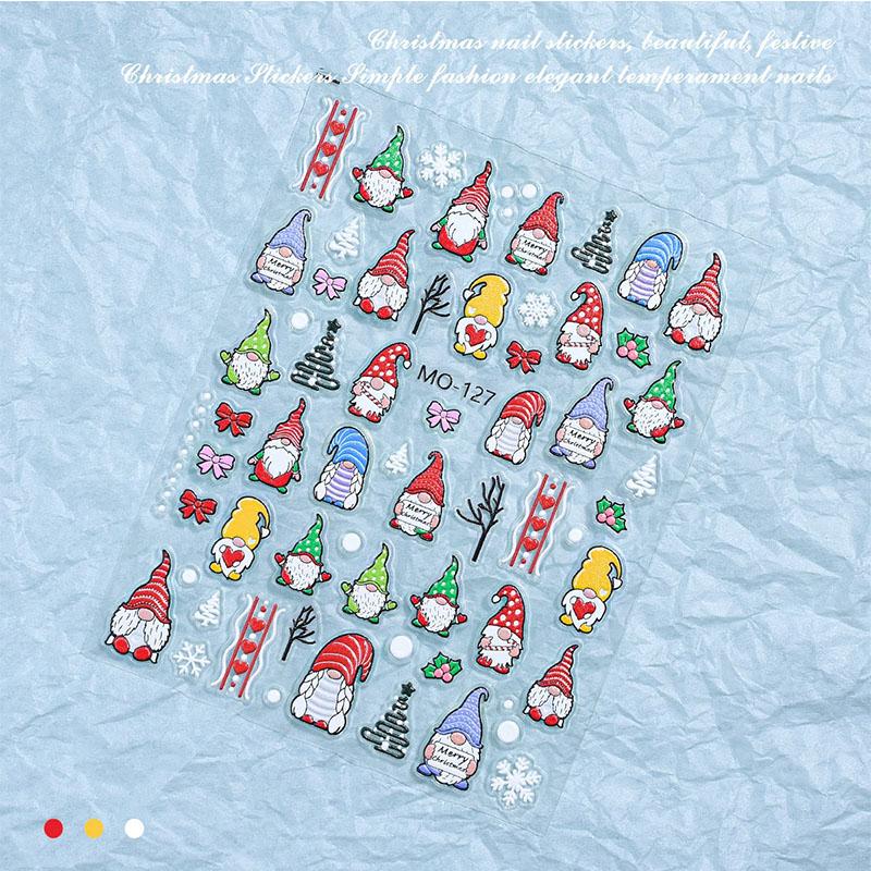 New 1PC Macaron Flower/Rabbit/Fruit Nail Charms Sticker /Letter Summer Adhesive Manicure Decor ZJT10