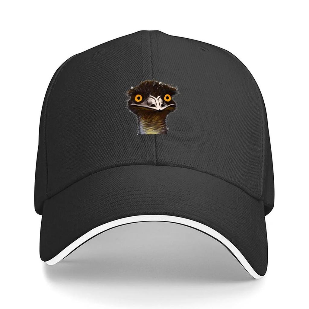 Crazy Emu Baseball Cap Bobble Hat Brand Unisex Cap Funny Hat Unique Hats Luxury Women Unisexs