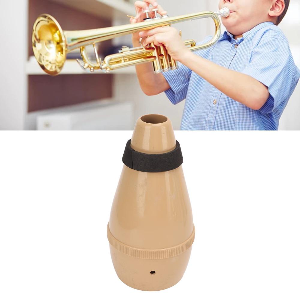 Wood Color Trumpet Practice Mute ABS Material Trumpet Cup Mute For Trumpet Practice