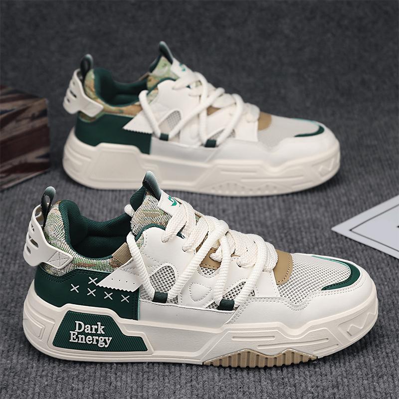 

Men s shoes summer mesh breathable versatile niche non-slip flat shoes youth low-top sports and leisure small white tide shoes 39