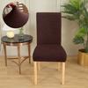 Anti -Dirty Jacquard Chair Covers Soild Colour Soft Spandex Chair Slipcovers Dust Proof Protective For Dining Room Kitchen Home