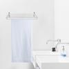 Wall Mounted Retractable Towel Rack Adjustable Length 42-80cm Stainless Steel Drying Rack for Bathroom Clothes Hanging