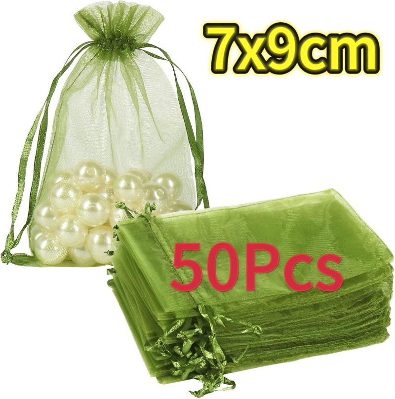50 Unidades Bolsas de Malla para Protección de Frutas Uvas Fresa Planta Bolsa para Invernadero de Hortalizas Control de Plagas Bolsas de Malla Anti-Pájaros Herramienta de Jardín