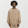 2026 FOG Sweatshirt Men 380G Fleece Lined Heavyweight Crewneck Oversized Earth Tone Streetwear Pullover