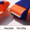 Semi-Circular Tape Sealing Machine: Compact Box Cutter and Office Tape Dispenser.
