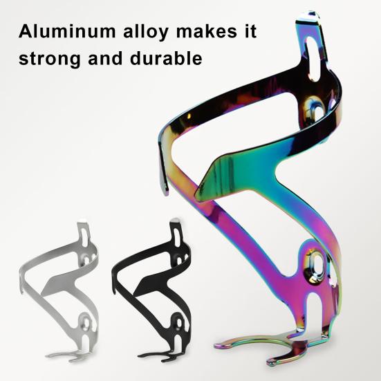 Sykkel Vannflaskebur Lett aluminiumslegering Universal MTB Road Terrengsykkel Vannkoppfeste Holder Oppbevaringsstativ Sykkeltilbehør