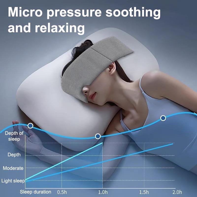 Závažná maska na oči pro spánek Pohodlná čelenka blokující světlo pro hluboký spánek Úleva od stresu Cestovní dárek pro muže ženy