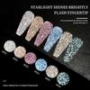 Reflective Disco Diamond Gel Polish 2025: Starlight Silver Nail Set