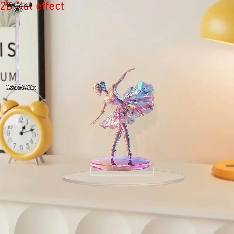 Elegante Ballettänzerin Statue - Perfekt für Party-Schreibtisch-Dekoration zu Hause, Fensterdekoration und einzigartige Geschenkideen, Tischdekorationen für Zuhause