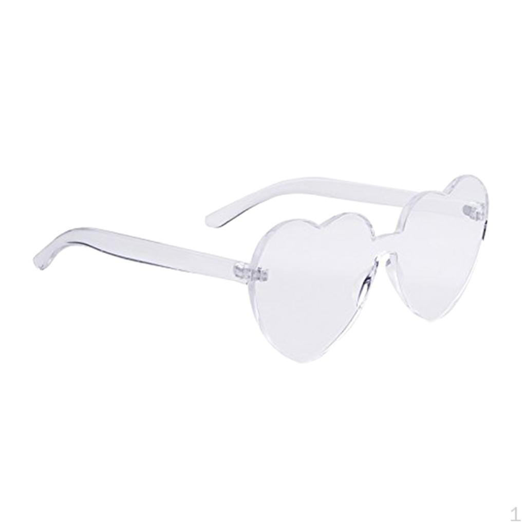 

Unisex Fashion Transparent Colour Glasses - Transparent, as described Transparent