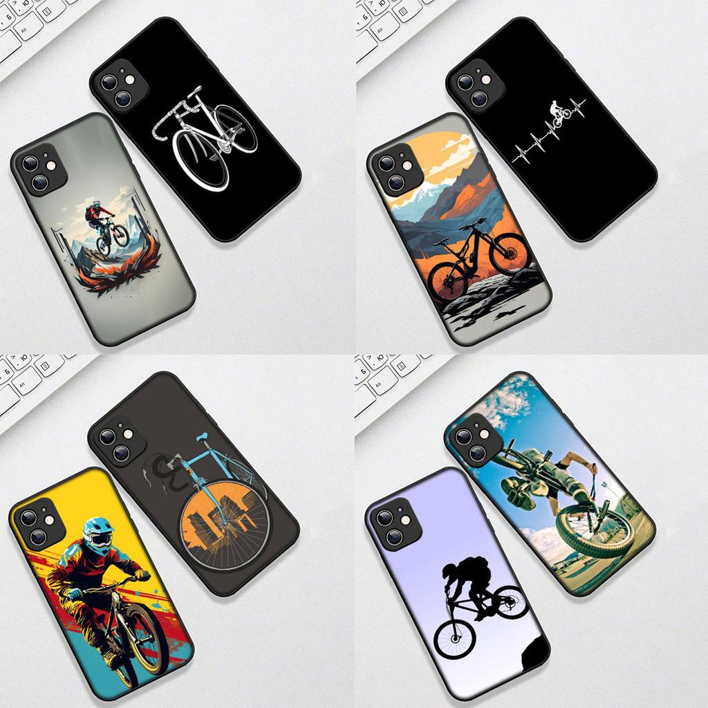 Cover for Motorola Moto G22 G23 G32 G53 G60 G13 G64 G20 G8 G9 Plus Power E13 E20 E32 Phone Case Mountain Bike Car Cycling Art