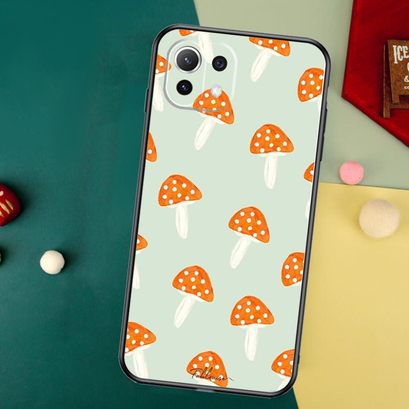 Mushroom Case For Xiaomi 14T Pro 11T 12T 13T 13 14 15 Ultra POCO X7 Pro X3 X5 X6 M6 F5 F6 Pro Cover