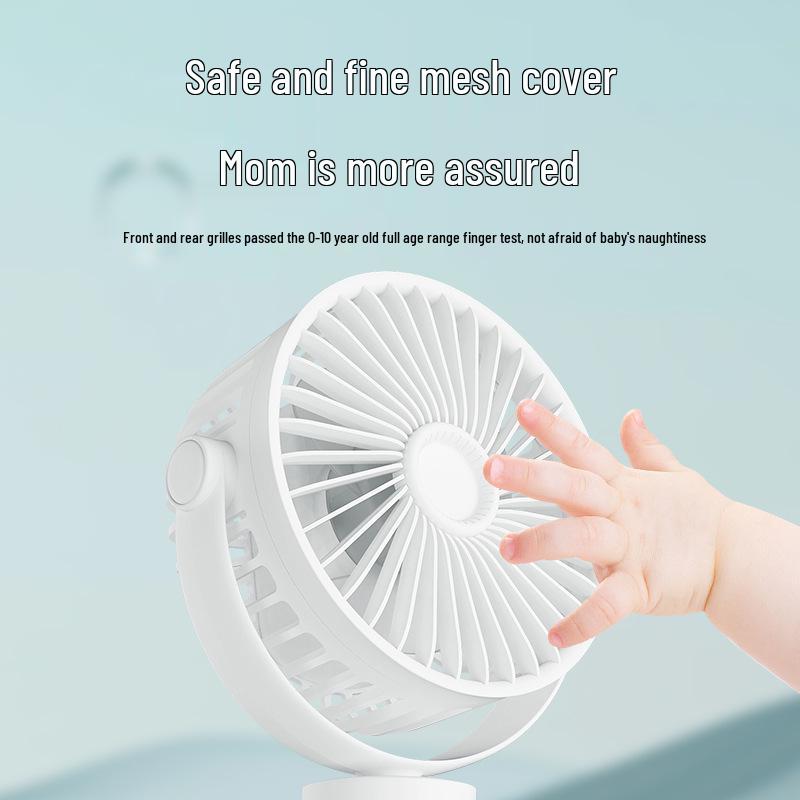 Portable USB Octopus Fan: Quiet, Handheld, Long Battery Life, Perfect for Outdoor Stroller Use.