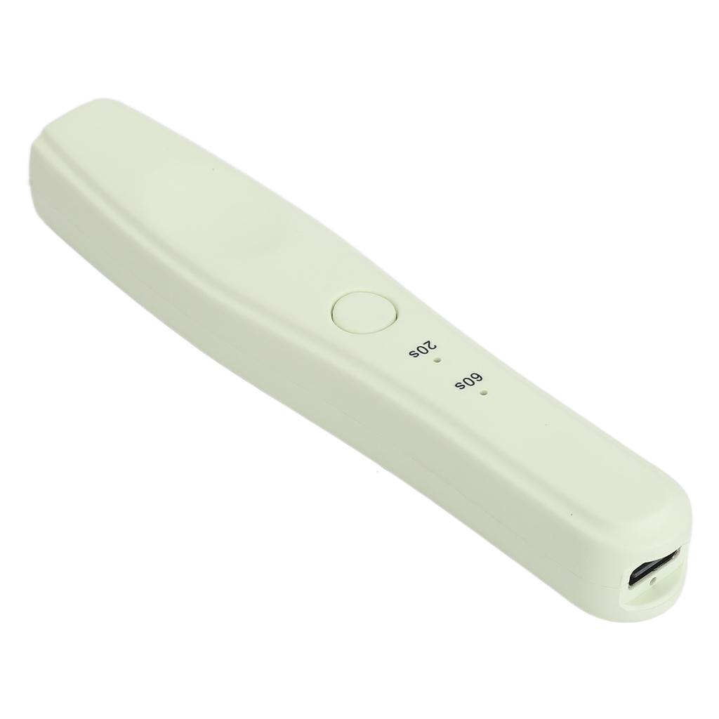 Portable Nail Curing Lamp 2 Timing USB Rechargble Handheld Nail Polish Drying Lamp for Home Use