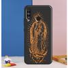 Guadalupe San Judas Wood Case For Huawei Nova Y70 Y60 Y90 Y61 Y91 Y72 Y73 12s 12i 11i 8i 9 10 SE P30 P40 Lite P60 Pro