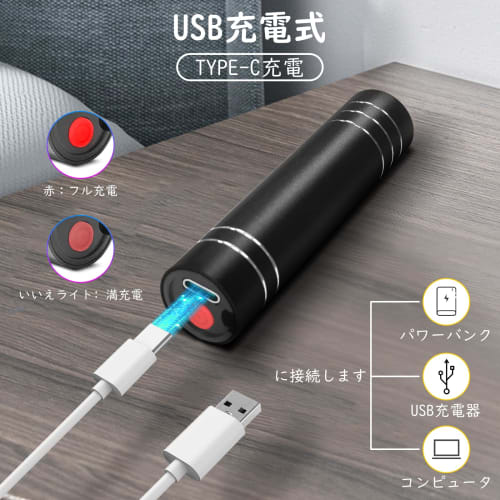 Heathredy Red Light Flashlight, Portable Near-Infrared Flashlight, Rechargeable Infrared Light with Built-in 1000mAh Battery, Small Handheld Red Light