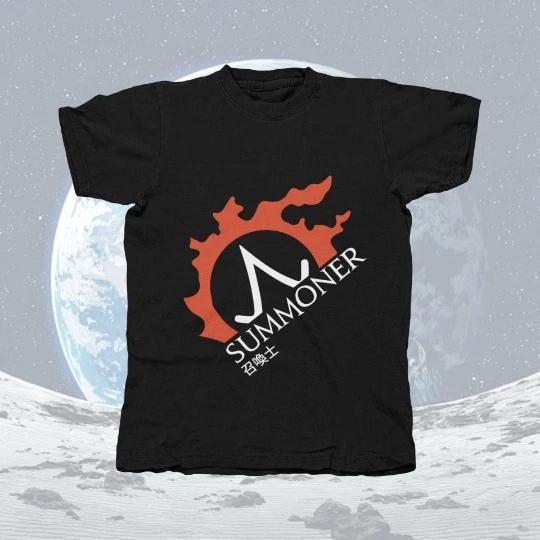 Summoner - For Warriors of Light & Darkness FFXIV MMORPG Job T-Shirt 4XL