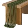 Semi-Sheer Gauze Table Runner, Cheesecloth, Wedding Table Path, Tulle Layout, Event Designing Kitchen Dining Decor  
