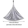 Sensory Swing Swivel Glowing Adjustable Hammock Doorway Children Pod Swing Chair For Interior Outdoor Bedroom Living Room