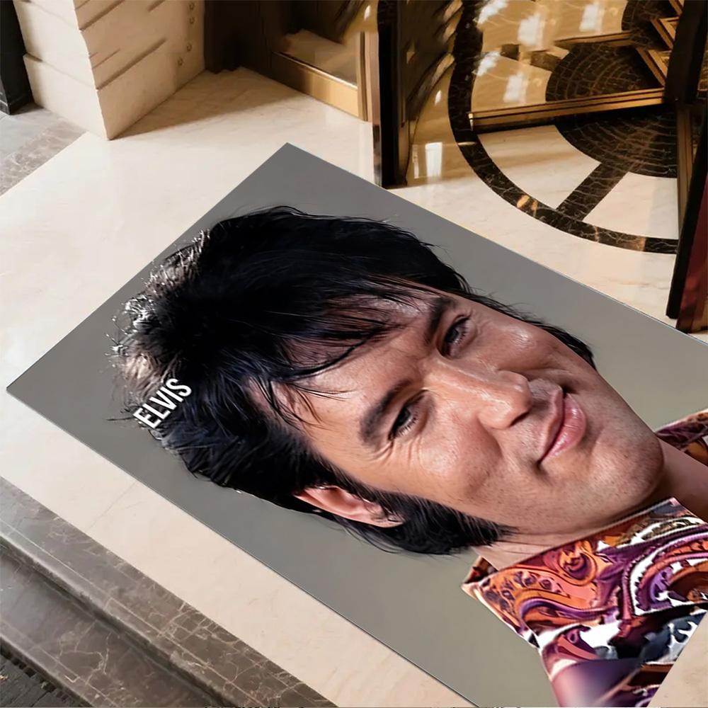 Love Elvis Presley Area Rug Suitable for Foyer Dining Room Outdoor Playrooms Antislip Carpet Office home decor Gift for Festivals