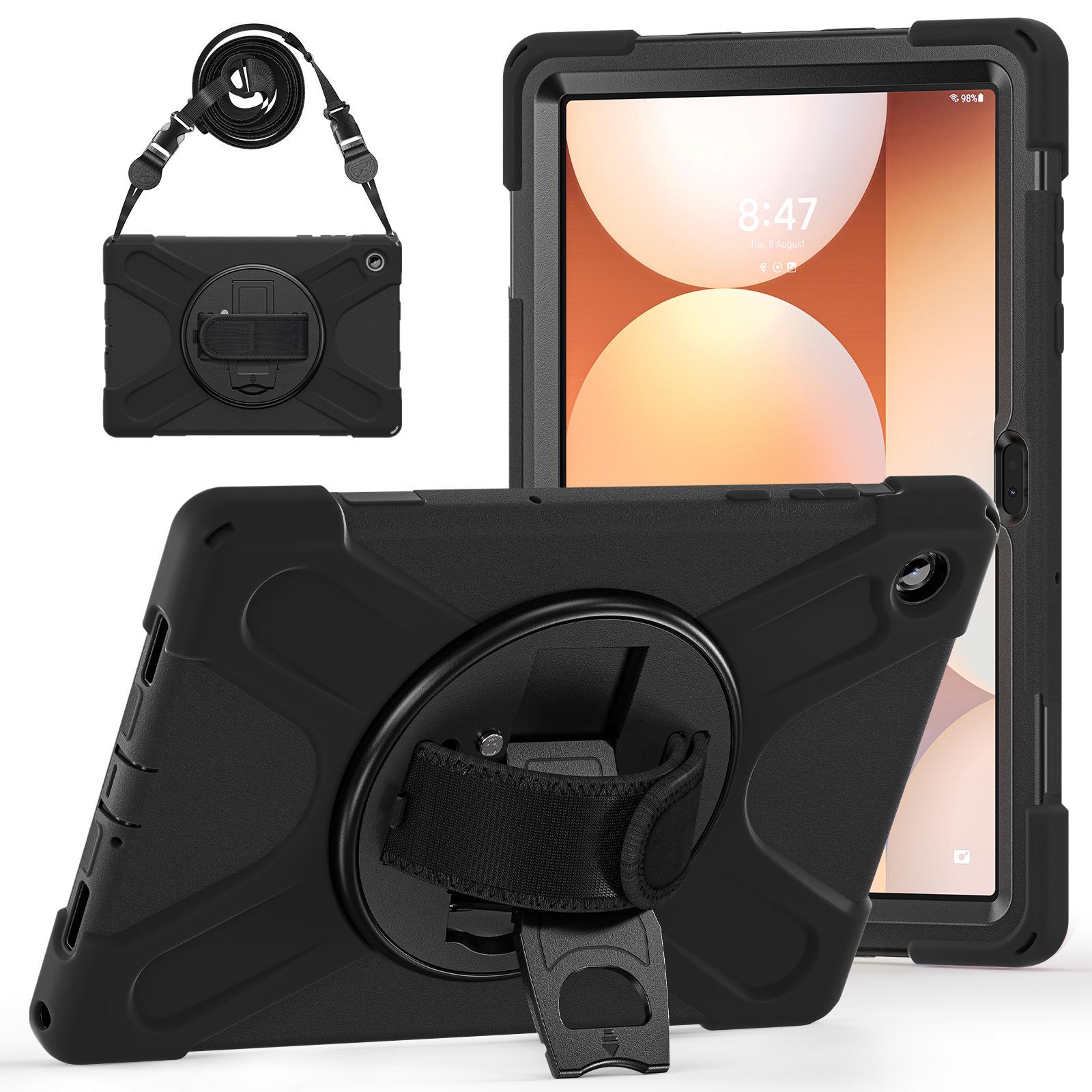 

Samsung Tab A11 Plus Anti-fall Rotating Hand Strap Stand Protective Case Tab A9+ 11 / SM-X210/X215/X216/X218
