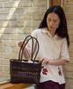 Demaker Plait Two Shoulder Bag-Deep Brown