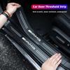 Car Door Sill Carbon Fiber Sticker Auto Protector Strip Waterproof For Mercedes Benz AMG Smart W205 C300 W203 W206 W108 W124 W12 BH1