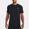 Under Armour Solid Crew Neck Reflective Short Sleeve T-Shirt Men Tops Black 1377054-001