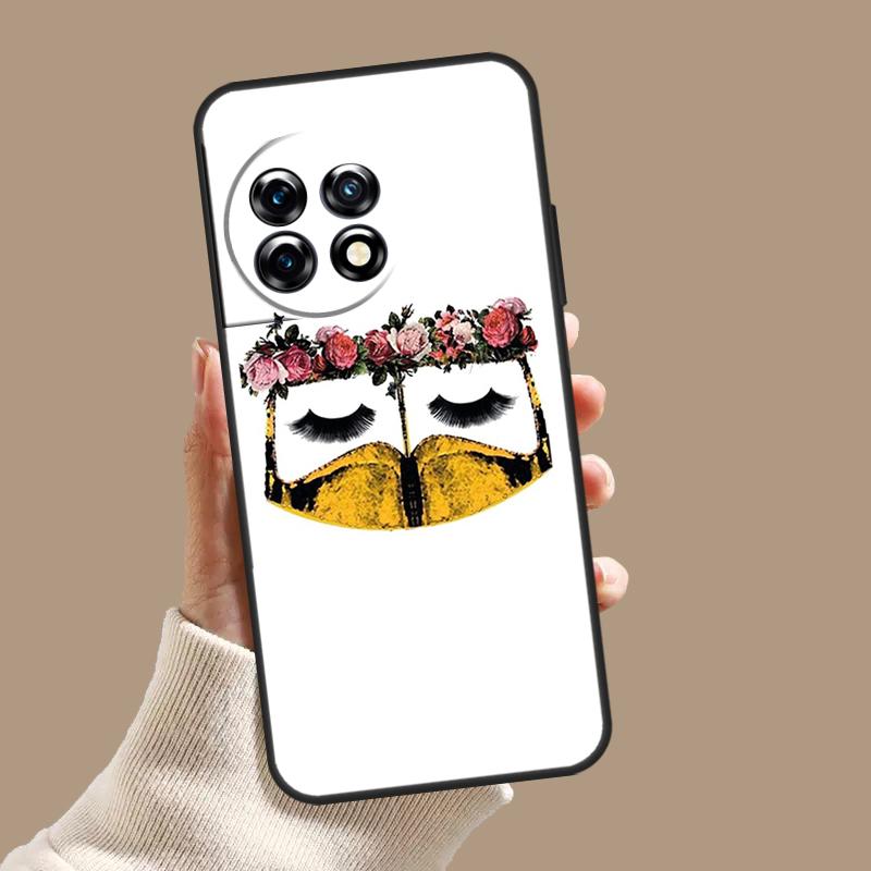 Muslim Islamic Arabic Hijab Girl Case For OnePlus 10T 8T 9R 10R 12R OnePlus 12 11 9 10 Pro Nord 2 CE 3 Lite N10 N20 N30 Cover