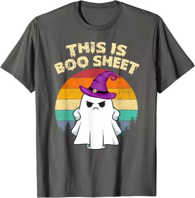 This Is Boo Sheet Ghost Retro Halloween CostumeGood Quality TShirt Size S5XL Unisex T-Shirt