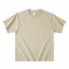 Highquality Xinjiang Cotton Heavy 250g Pure White Opaque Shortsleeved Tshirt Unisexs Casual Bottoming Shirt Top Unisexs Summer