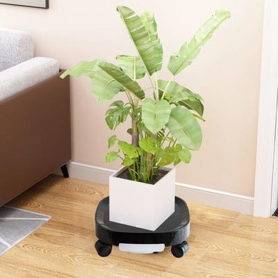 Blumentopf-Tablett mit Rollenrad, beweglichem Gitterboden, starkem Lager, wasserdichter Beschichtung, Anti-Fäulnis-Wurzel-Blumen-Tablett, Gartenbedarf