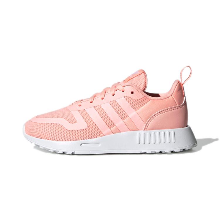 Adidas Originals Multi Fabric Casual Abrasion Resistant Breathable Low top Kids Running Shoes Q47138 35