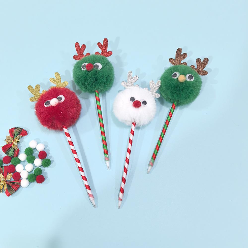8Pcs Christmas Themed Ballpoint Pen Funny Christmas Pen Christmas Stocking Fillers for Adult Writing Journaling Student Prize Gift Writing Tools Ho Random style
