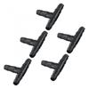 50pcs Practical Drip Sprinkler Irrigation Barbed Tee Connector for 4/7mm Hose