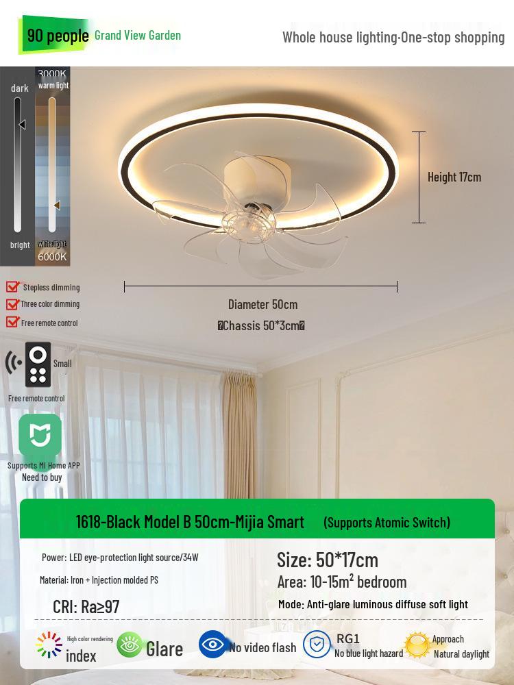 Cloud Lamp for Children's Room - Nordic Ceiling Fan Lamp