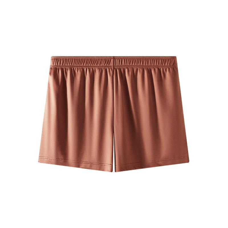 Pánské Pánské Šortky Prodyšné Saténové Luxusní Kalhotky Chladivé Ledové Hedvábí Boxerky Pohodlné Bezešvé Vysoce Elastické Jednobarevné 1 ks