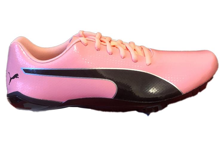 Puma EvoSPEED Prep Sprint 2 Spiked Shoes Pink/Black 194934-02