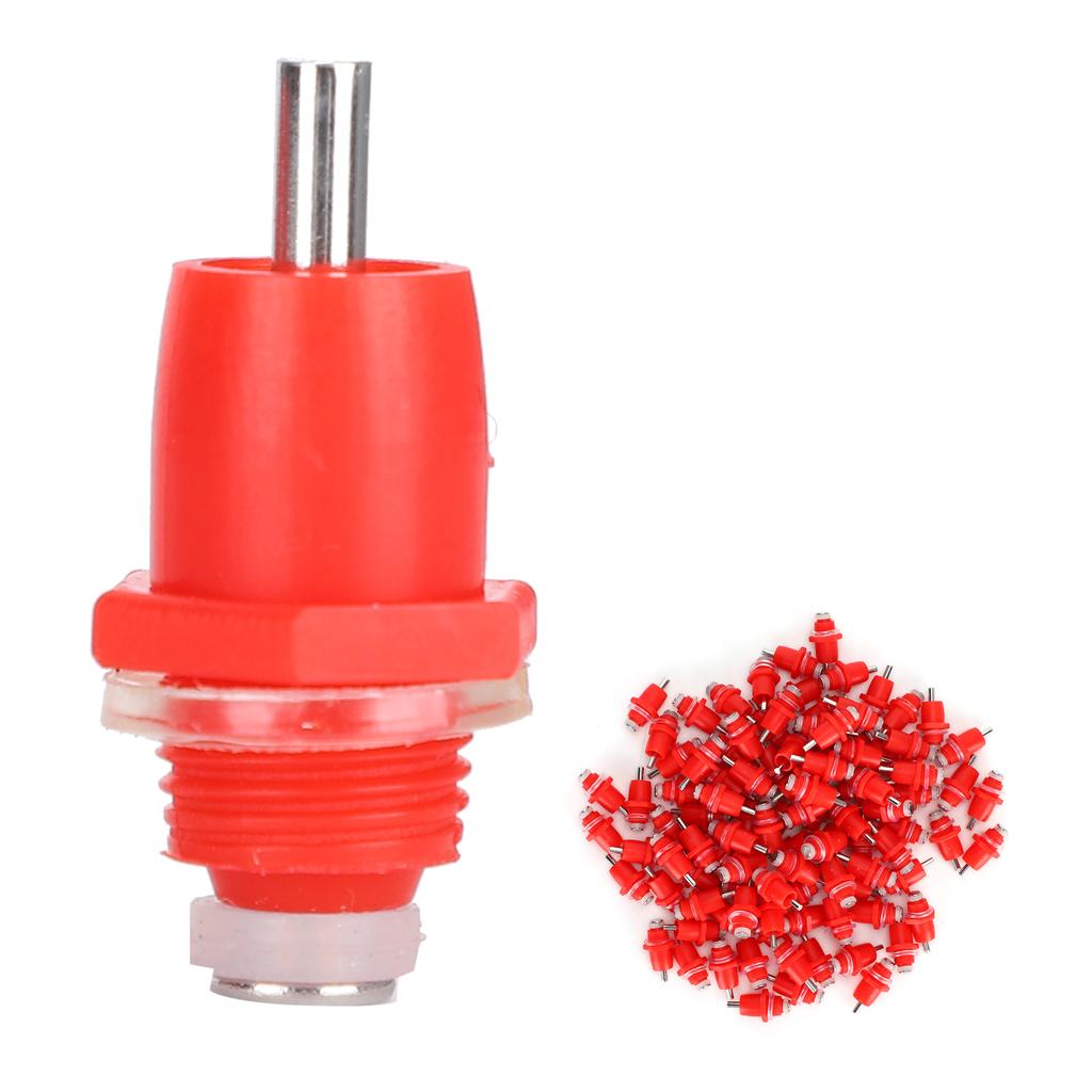 100 stk Kylling Toveis Type Automatisk Drikkekopp Vannautomat Drikkenippel