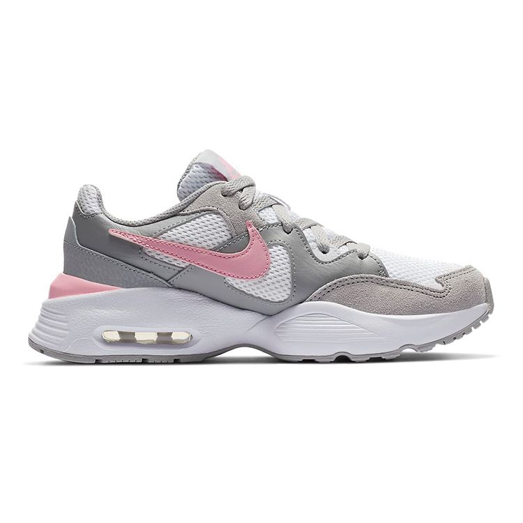 Nike Air Max Fusion GS Light Smoke Grey Pink Kids Sneakers White CJ3824-003