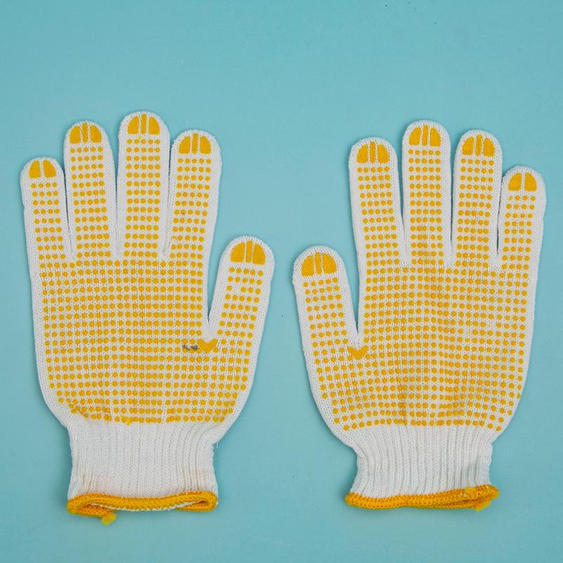 Strapazierfähige rutschfeste Strickhandschuhe für Arbeitsschutz