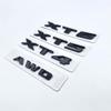 3D Letters Numbers Emblem for Cadillac XT4 XT5 XT6 XTS AWD Car Trunk Lid Nameplate Badge Logo Sticker Chrome Glossy Black