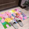 Cartoon animation Pattern Rug, Indoor/Outdoor Mat, for Picnic, Gameroom, Bedroom, Office, Living Room, Home Decor Carpet, Birthday Gift