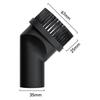 Vacuum Cleaner Suction Brush Universal Round Dusting Brush With Soft Bristle For Bosch GAS For 35mm Connector Home Cleaning Tool