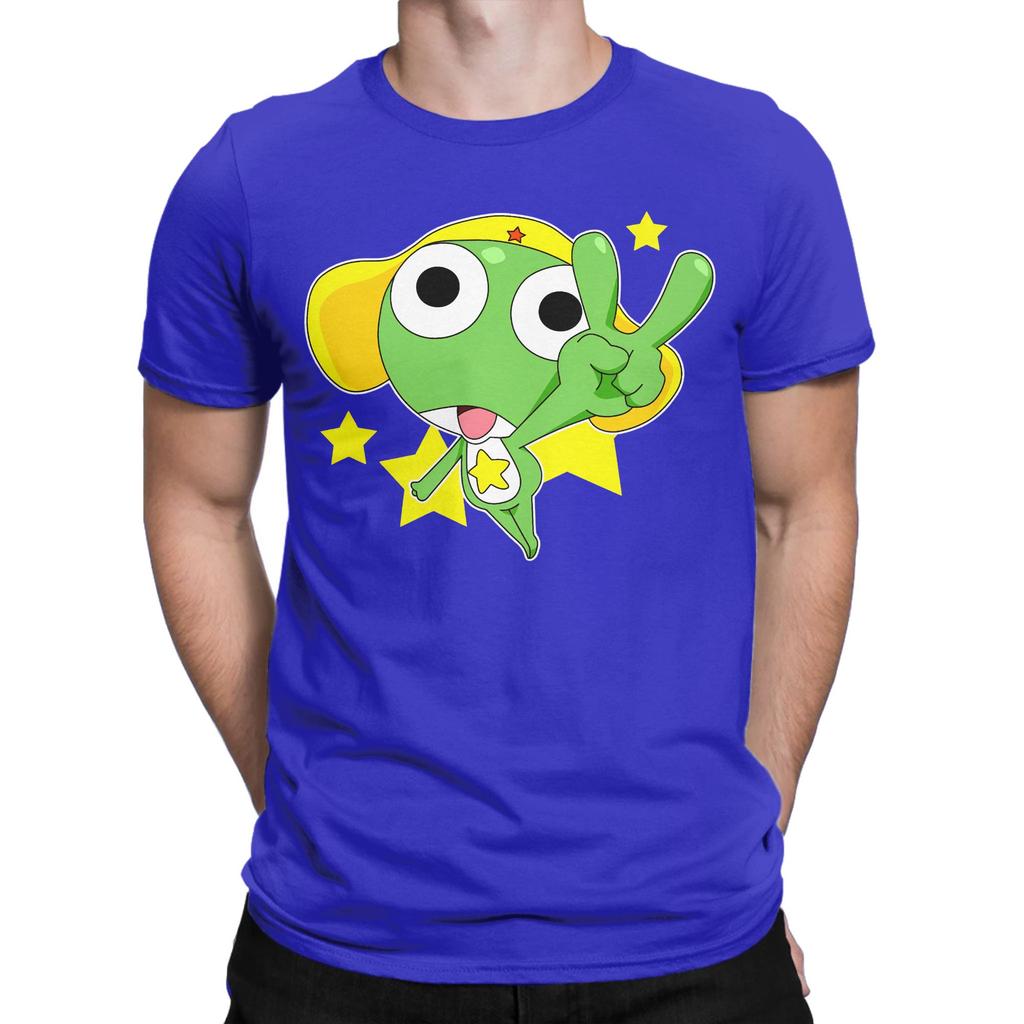 Cute Sgt Frog Keroro Comedy Anime T Shirt Men Women 100 Cotton TShirts Round Neck  Tees Short Sleeve Clothing Gift Idea