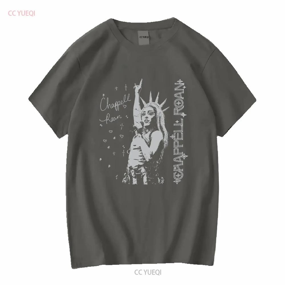Chappell Roan Socha Svobody Pro Fanoušky T Tričko vintage Prané designové oblečení homme streetwear Měkké Prodyšné Ležérní