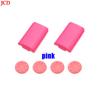 JCD 2x AA Battery Back Cover Pack Replacement Part for Xbox 360 Wireless Controller + 4 Silicone Grip Cap Cover Black