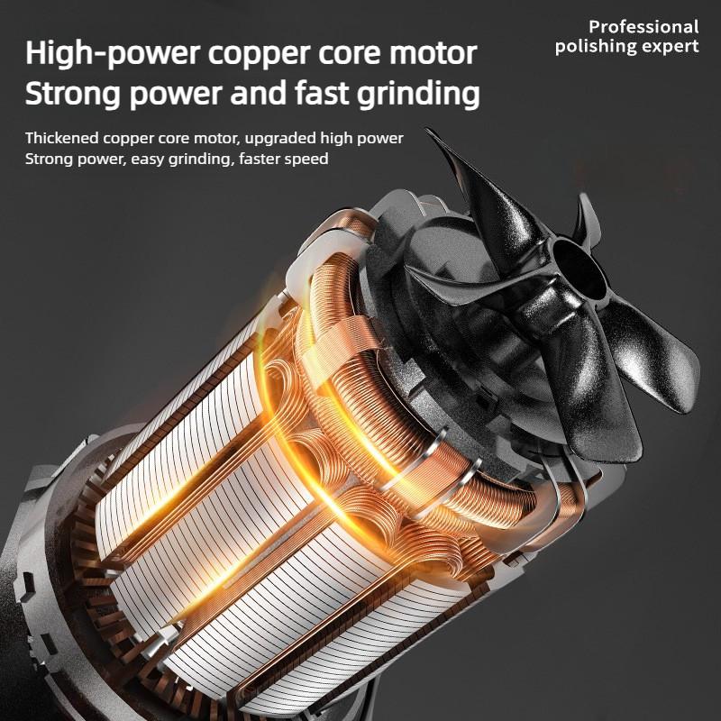 Concrete Electric Coarse Planer Road Grinding Machine Old Wall Renovation Scraping Wall Device Self Vacuum Polishing Wall Machine