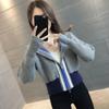 Knitted Cardigan Zipper Hooded 2022 New Sweater Long Sleeve Casual Sweater Cardigan Coat